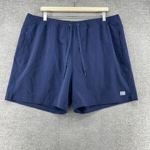 Rhone Swim Trunks Men Size XXL Blue Drawstrings Lined Summer Beach